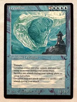 Leviathan - 1994 Magic the Gathering MTG The Dark - Near Mint - Free Shipping! - Image 1