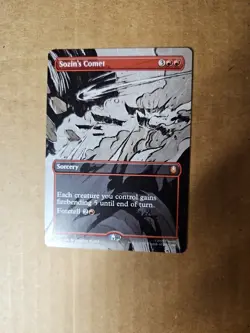1x - Sozin's Comet - BORDERLESS #309 - Avatar: The Last Airbender - NM MTG - Image 1
