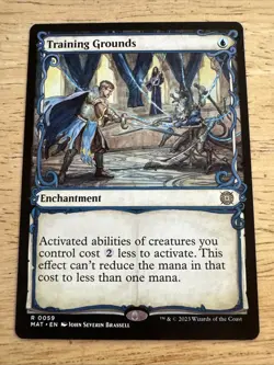 Training Grounds (Showcase) [March of the Machine: The Aftermath] Magic MTG - Image 1