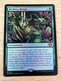 Birthing Ritual NM* FOIL Modern Horizons 3 ENGLISH 0146 mtg - Image 1