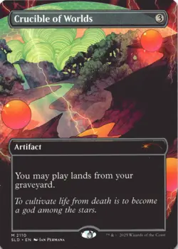 MTG Crucible of Worlds Normal NM Secret Lair Drop Series Magic 2110 - Image 1