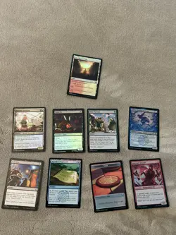 MtG Avatar The Last Airbender Lot of 9 Uncommon, Common, Land Foils NM - Image 1