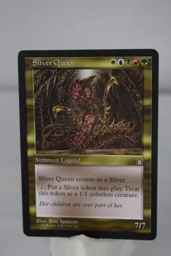 Sliver Queen Stronghold LP/MP MTG Magic The Gathering EDH Commander Competitive - Image 1