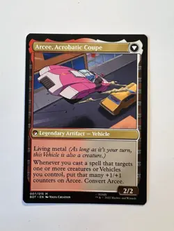 Arcee, Sharpshooter / Arcee, Acrobatic Coupe - MTG BOT - NM - Image 2