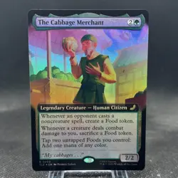 The Cabbage Merchant Extended Art Foil Avatar The Last Airbender MTG TLE #0203 - Image 1