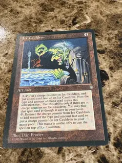 ICE CAULDRON Magic the Gathering MTG Ice Age MP - A - Image 1