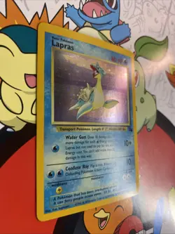 Lapras 10/62 - Fossil - Holo - Unlimited - WOTC - Pokemon TCG - LP - Image 2