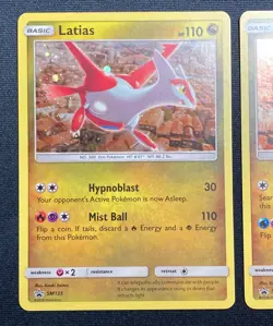 Latias and Latios Black Star Promos #SM135 & #SM136 Pokemon 2018 Lightly Played - Image 2