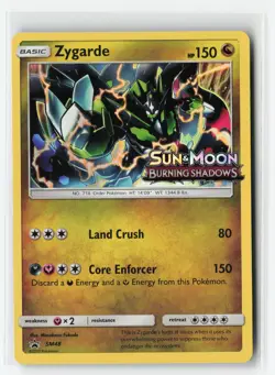 ZYGARDE SM48 PRE RELEASE PROMO POKEMON TCG LP - Image 1