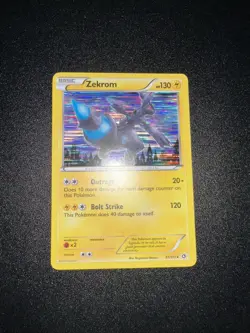 Pokemon TCG Zekrom 51/113 Legendary Treasures Holo Rare NM/LP - Image 1