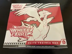 Pokemon Scarlet and Violet White Flare Elite Trainer Box ETB Sealed - Image 1