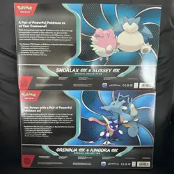 Pokemon Snorlax ex & Blissey ex AND Greninja ex & Kingdra ex Special Collection - Image 2