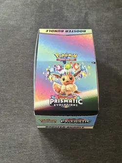 Pokemon Prismatic Evolutions Booster Bundle Display Case (Unsealed) x10 Bundles - Image 1