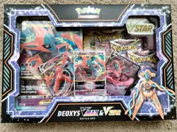 Pokemon Deoxys Vmax And Vstar Battle Box - New Factory Sealed 820650850882 - Image 1