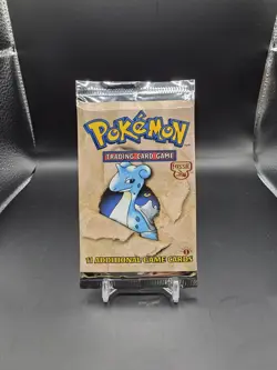 HEAVY Pokemon Fossil 1st Edition Booster Pack WOTC (Lapras Art) 21.19g* GengarU! - Image 1