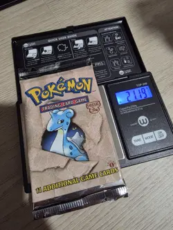 HEAVY Pokemon Fossil 1st Edition Booster Pack WOTC (Lapras Art) 21.19g* GengarU! - Image 3