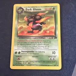Pokemon TCG WoTC Dark Gloom 36/82 Team Rocket Vintage Near Mint Free Shipping! - Image 3