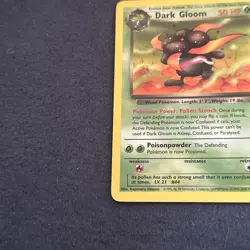 Pokemon TCG WoTC Dark Gloom 36/82 Team Rocket Vintage Near Mint Free Shipping! - Image 4