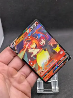 Pokemon TCG Lance's Charizard v SWSH133 Celebrations Black Star Promo Holo NM - Image 3