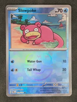Slowpoke (Master Ball Pattern) 018/131 Pokemon TCG Common SV: PRE NM - Image 1