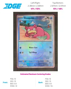Slowpoke (Master Ball Pattern) 018/131 Pokemon TCG Common SV: PRE NM - Image 3