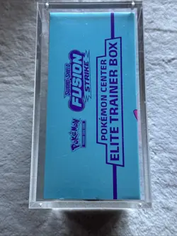 Fusion Strike Pokemon Center Sword and Shield Elite Trainer Box ETB Mew Sealed - Image 5