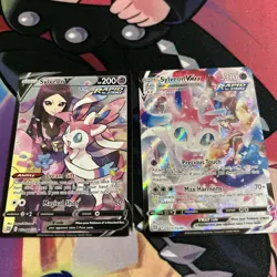 Pokemon Sword & Shield Brilliant Stars Sylveon TG15 and TG16 Trainer Gallery - Image 1