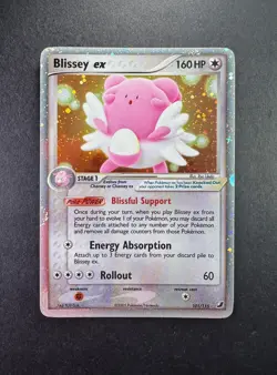 Pokemon TCG Blissey ex 2005 EX Unseen Forces 101/115 Holo - Image 1