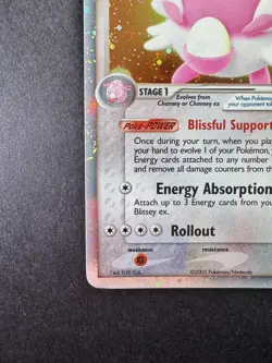 Pokemon TCG Blissey ex 2005 EX Unseen Forces 101/115 Holo - Image 4