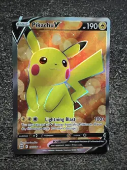 PIKACHU V FULL ART - POKEMON 157/172 EB09 STARS ETINCELANTES NM ENGLISH - Image 1