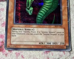 1x (HP) - Sinister Serpent - SDD-002 - Secret Rare - Unlimited YuGiOh - Image 2