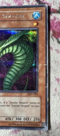 1x (HP) - Sinister Serpent - SDD-002 - Secret Rare - Unlimited YuGiOh - Image 3