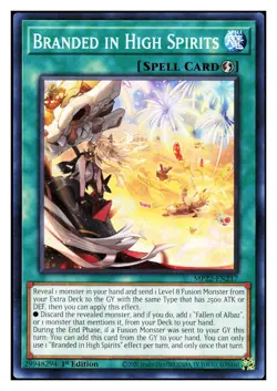 YuGiOh MP22-EN217 Branded in High Spirits Pharaoh's Gods Common - Image 1
