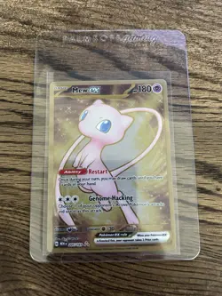 Pokemon TCG Mew EX Metal Gold NM 205/165 Scarlet & Violet 151 Promo Card - Image 1