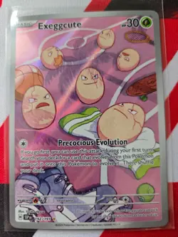 Pokemon Card TCG - Exeggcute 192/191 Illustration Rare Surging Sparks NM - Image 1