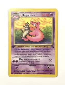 Slowbro 43/62 Fossil Set Pokemon Card 1st Edition French NM Near Mint Flagadoss - Image 1
