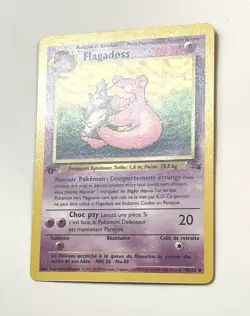 Slowbro 43/62 Fossil Set Pokemon Card 1st Edition French NM Near Mint Flagadoss - Image 2