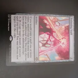Mtg Twinning Staff NM Commander 2020 Magic Artifact Card Rare - Image 2