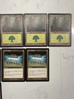 Magic: The Gathering Forest Mixture 20 Cards Vintage - Image 4