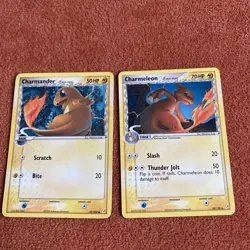 Lot of Starter Pokemon Cards Charmander Squirtle Bulbasaur Ungraded Near Mint - Image 4