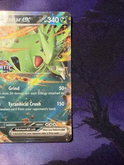 Tyranitar ex 064/131 Pokemon Stamped Prismatic Evolutions Double Rare Promo Card - Image 3