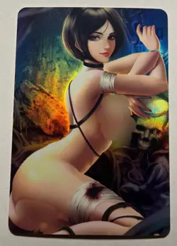 SEXY HEROINE WAIFU Ada Wong RESIDENT EVIL ACG PREMIUM HOLOFOIL CARD NM - Image 1