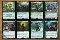 MTG Set of 8 Popular GREEN Elf Cards *NM* Magic Elves Commander Group EDH Deck - Image 1