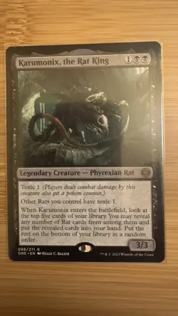 Karumonix, the Rat King #98 Phyrexia All Will Be One Magic: The Gathering Card - Image 1
