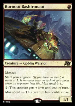 Burnout Bashtronaut Foil Aetherdrift MTG - Image 1