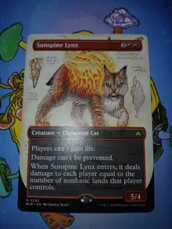 1 x Sunspine Lynx - Borderless - Bloomburrow - NM-Mint - MTG - Image 1
