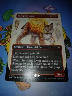 1 x Sunspine Lynx - Borderless - Bloomburrow - NM-Mint - MTG - Image 3