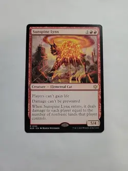 MTG - Sunspine Lynx Bloomburrow Regular Rare #0155 - Image 1