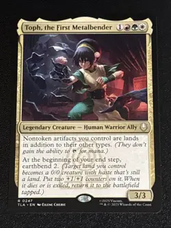 MTG Avatar: The Last Airbender Toph, the First Metalbender 0247 NM Rare - Image 1
