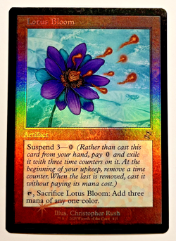 Lotus Bloom (Retro Frame Foil) Launch Party & Release Event Promos NM - Image 1
